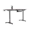 ArenaRacer Soleseat Gamer Table Asztal 1460X-Fekete
