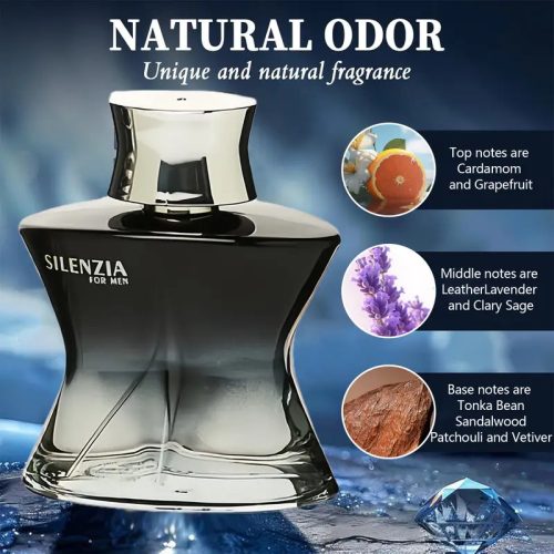 Apa de toaleta Silenzia For Men, Real Time, 100 ml