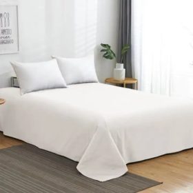 Sima fehér pamut lepedő 6 méret elérhető 160*220cm
