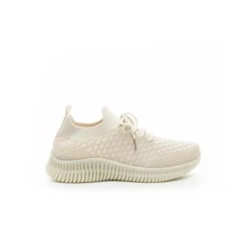 Yesmile Bézs 4CM Női Sportcipő