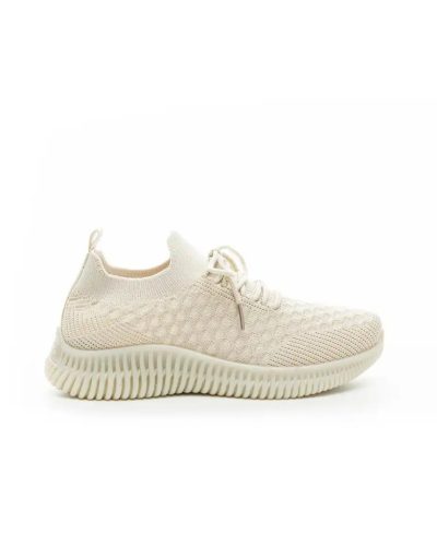 Yesmile Bézs 4CM Női Sportcipő