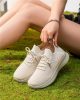Yesmile Bézs 4CM Női Sportcipő