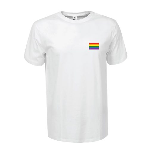 Rainbow flag | grafikas férfi pamutpóló