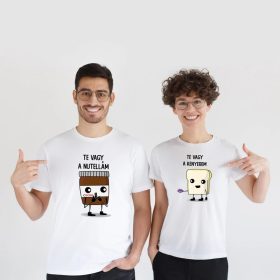 Tökéletes pár | grafikás páros pamutpóló