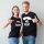 Mr. Right & Mrs. Always Right | grafikás páros pamutpóló