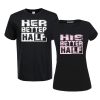 His/ Her better half | grafikás páros pamutpóló